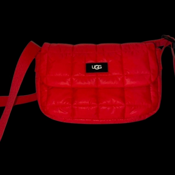 UGG Vibrant Red Quilted Crossbody Bag - Picture 2 of 7